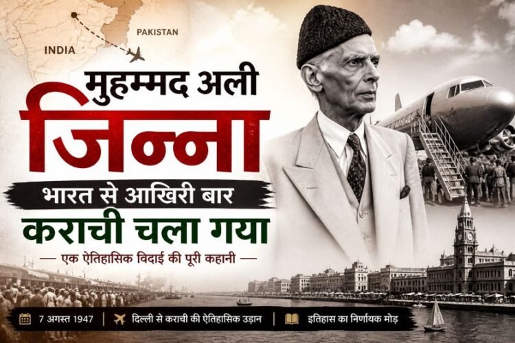 मुहम्मद अली जिन्ना भारत से आखिरी बार कराची चला गया - mohanlalgupta.com