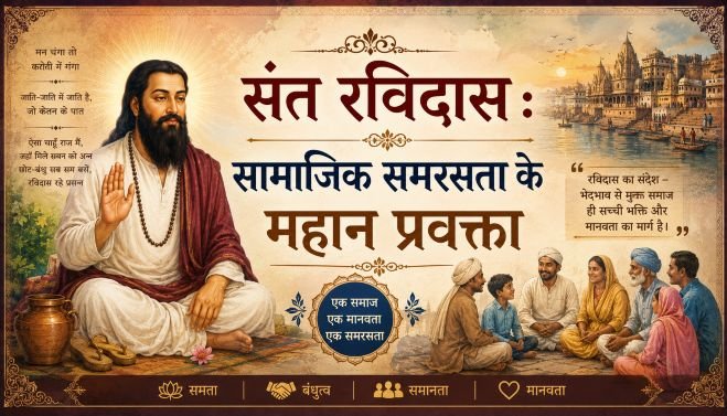 संत रविदास सामाजिक समरसता के महान प्रवक्ता - mohanlalgupta.com